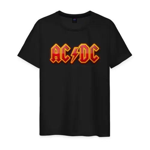 yellow ac dc shirt