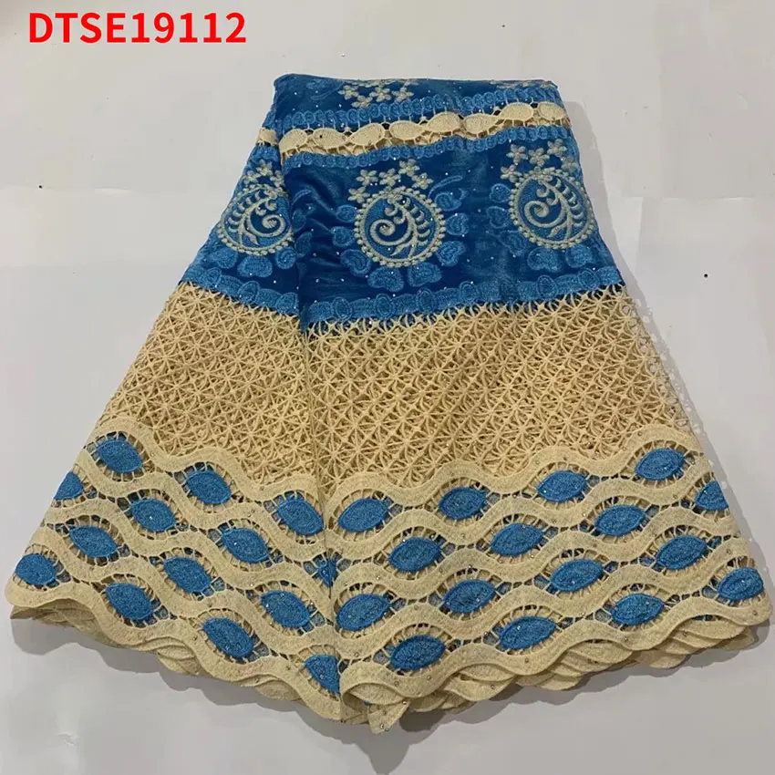 Latest Ankara Flannelette Dress Fabric African Low Price ​Swiss Lace Textiles For Sewing Clothes DTSE19112 | Дом и сад
