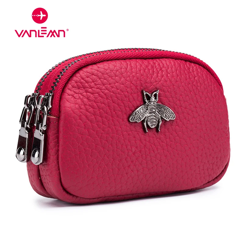 

Ladies Wallet Purse Genuine Leather Coin Purse Wallets Mini Storage Bag For Women Handbags Bag Purse Bee Wallet Luxury Brand