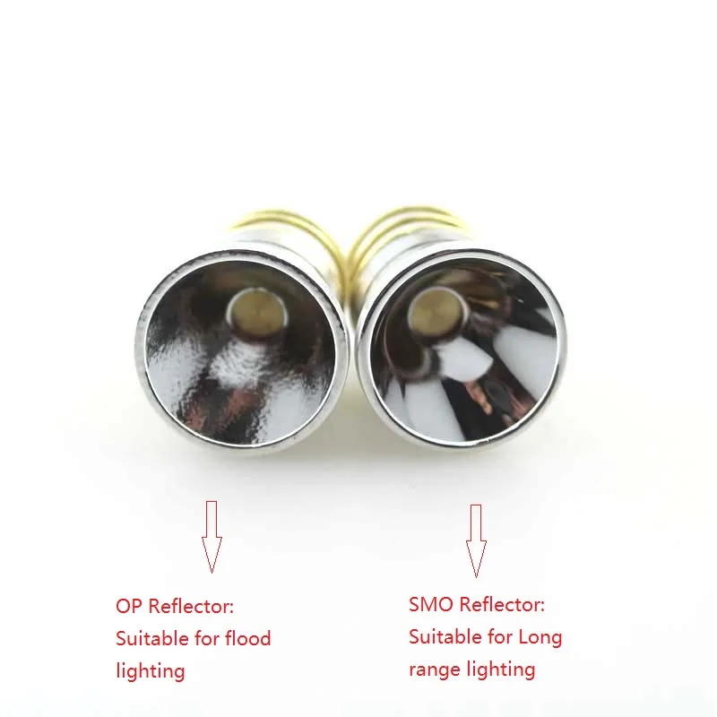 Отражатель из алюминиевого сплава 26 5 мм для светодиодного фонарика сделай сам (10