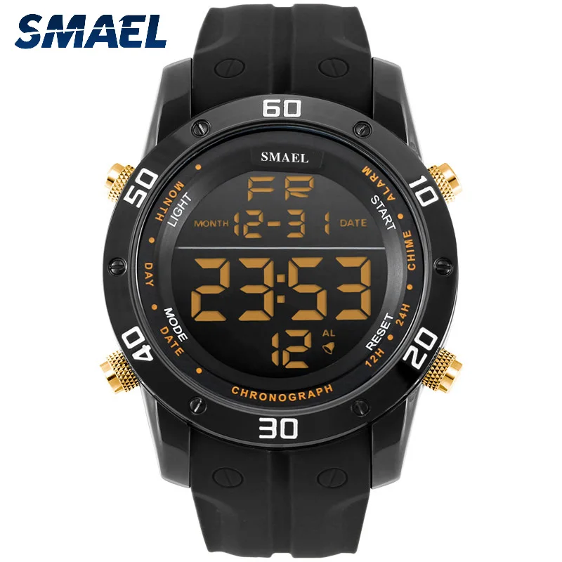SMAEL 1145 новые роскошные спортивные часы для улицы водонепроницаемые мужские