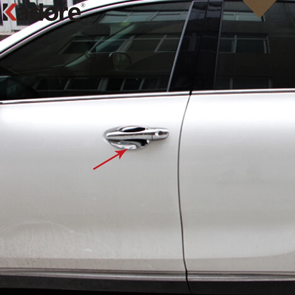 Хромированная накладка на дверную ручку из АБС пластика для Kia Sorento 2016 2017 2018