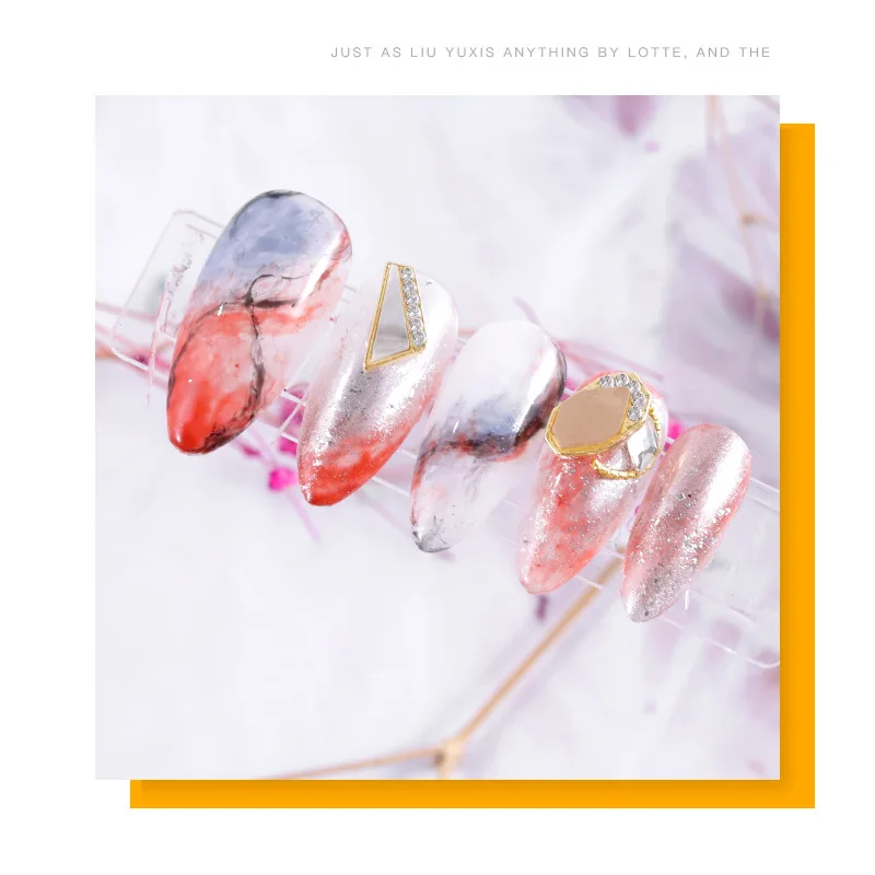 1 шт. стразы для дизайна ногтей в японском стиле металлический художественный