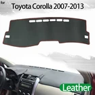 Кожаный коврик для приборной панели автомобиля для Toyota Corolla E140 E150 2007  2013, левый и правый Привод