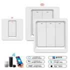 123 Gang TuYa Wifi умный дом гаджеты умный выключатель лампыбез беспроводной кнопки Apple Homekit GoogleAlexa мобильный телефон Remote