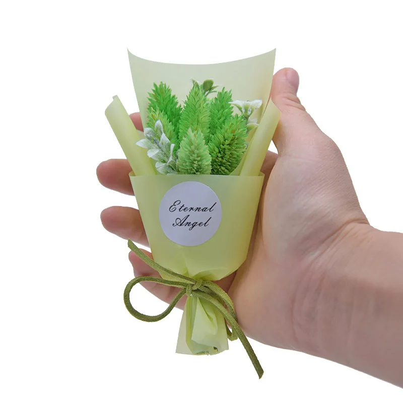 Искусственный цветок мини букет свадебное украшение День Святого Валентина