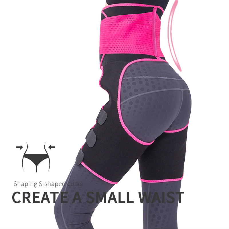Neoprene Waist Trainer Sweat Slim Thigh Trimmer Leg Shaper Slimming Belt Shapewear For Weight Loss Body | Женская одежда