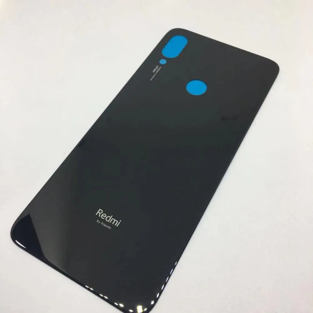 Для Xiaomi Redmi Note 7 Задняя стеклянная крышка батарейного отсека задняя дверь Корпус