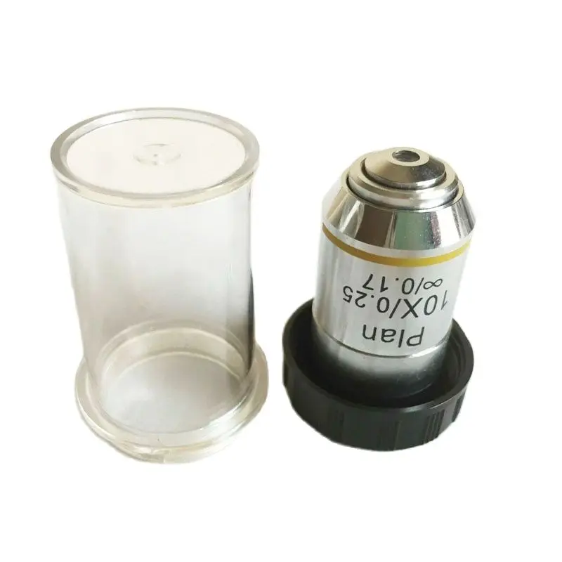 Новый металлургический микроскоп 10X Ахроматический длинный объектив с планом