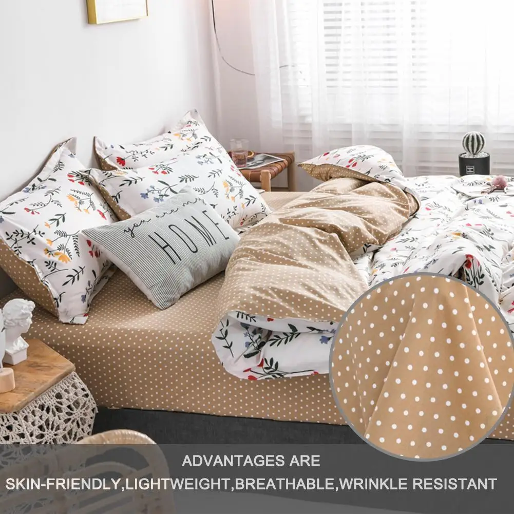 

Комплекты постельного белья в европейском цветочном стиле из 3 предметов, королевский и полноразмерный пододеяльник, современный односпал...