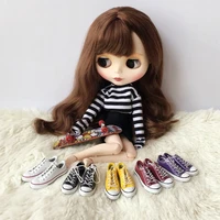 16 casual canvas shoes sneakers for bjd doll accessories 4 5cm sneakers blyth doll shoes 16 bjd doll shoes