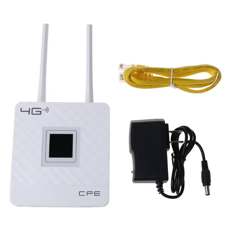 

Unlocked 150Mbps 4G LTE CPE Mobile WiFi Wireless Router With LAN Port SIM Slot R9JA