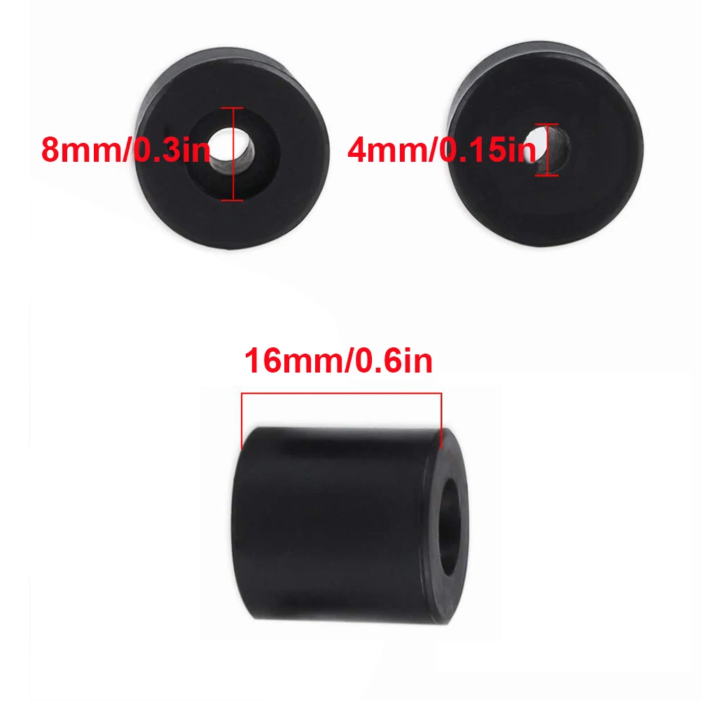 

3d printer High Temperature Silicone Solid Spacer Hot Bed Leveling Column 4 pcs long For CR-10/ CR10S Ender-4Pro