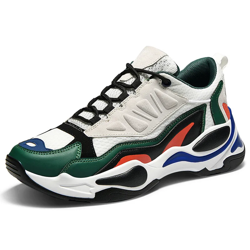 

Ins Chunky Sneakers Men Spring Summer Thick Bottom Shoes Breathable Hip Hop Sneakers Tenis Masculino Adulto Zapatos De Hombre