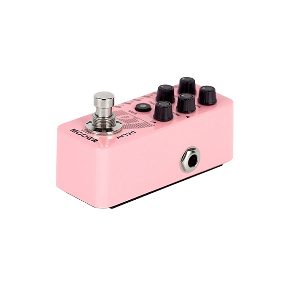 Mooer D7 цифровой задержки гитарные педали Встроенный 6 эффектов TAP TEMPO Функция микро