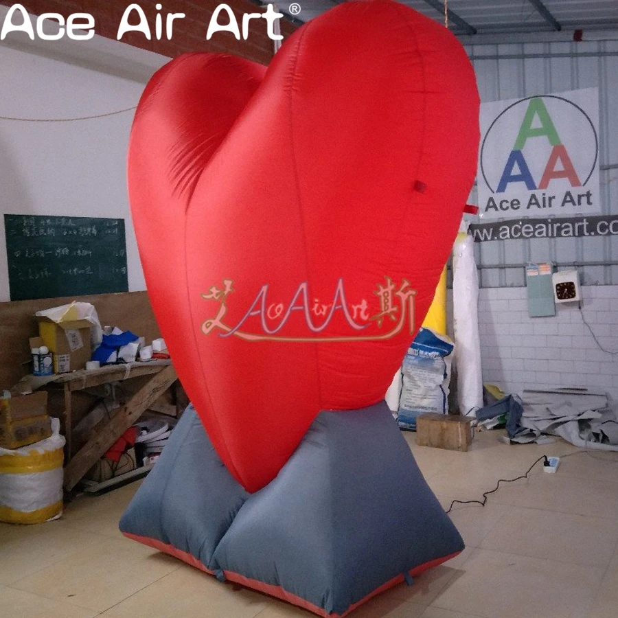 Китайское производство красивое Надувное сердце надувная форма сердца копия