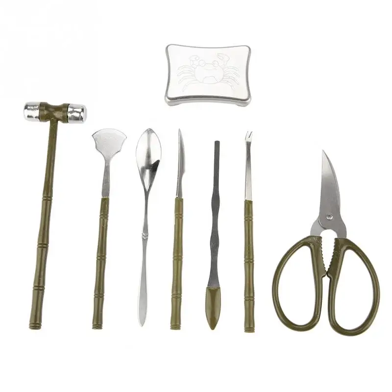 8 шт. инструменты для морепродуктов из нержавеющей стали краб набор орехов