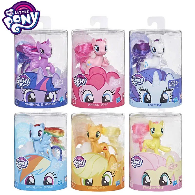 Оригинальный игрушки My Little Pony всех цветов радуги Платье Игрушки для девочек Juguetes