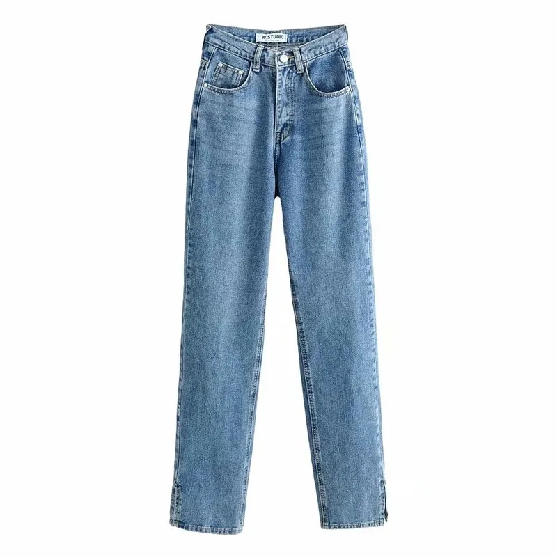 

Jeans Women Straight Pants 2020 Chic Solid Ripped Skinny Jean Long Denim Mom Bodycon Leggings Split Punk Francais Streetwear