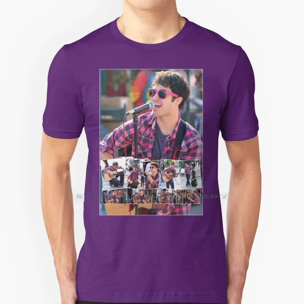 

Darren Criss Live-Third Street Promenade T Shirt Cotton 6XL Darren Criss Live Glee Blaine Anderson Acoustic Music