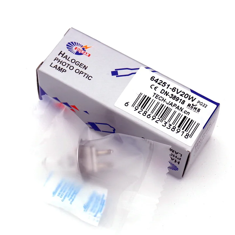 Лампа DONAR DN-38918 64251 hlx 6 в 20 Вт hlx64251 6V20W PG22 ophthamic лампа Zeiss keовощечистка микроскоп