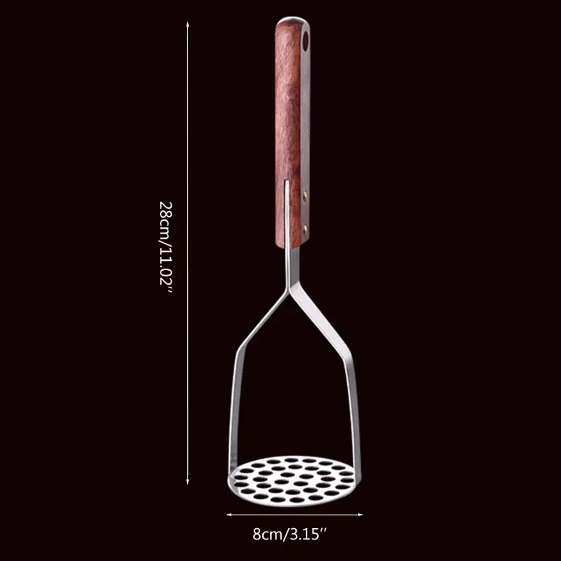 

449C Stainless Steel Potato Crusher Bulldozer With Milling Cutter Plate Fruit And Vegetable Crusher Kitchen Cooking Tools