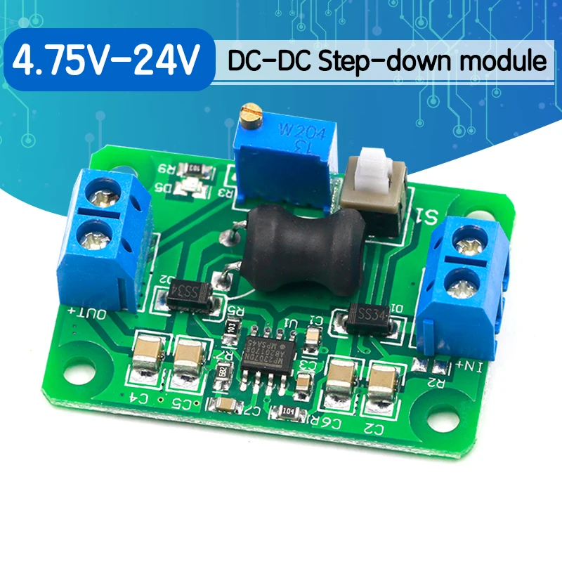 Kis3r33S DC-DC Регулируемый понижающий модуль высокая эффективность 95% Kis-3r33S Super LM2596