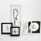 Подвесной пластиковый чехол для сережек, монет, драгоценных камней, колец, 7*7*2 см