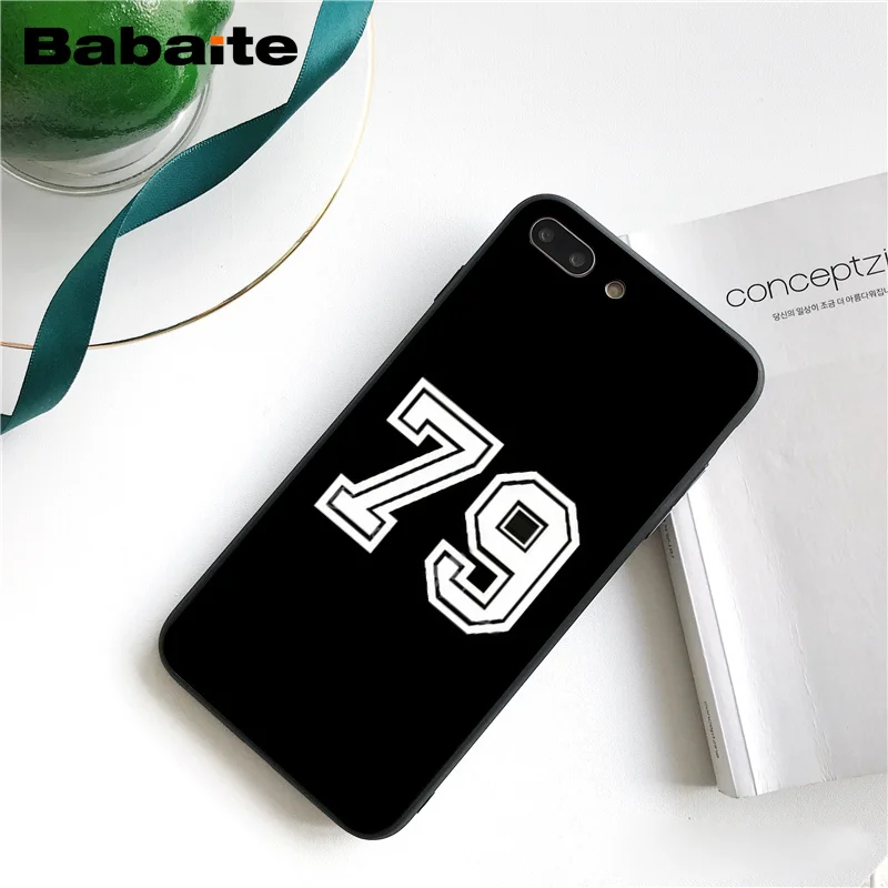 As show Babaite футбол счастливое число и буква чехол для телефона iphone 11 Pro 11Pro Max X XS MAX 6 6s 7 7plus 8 8Plus 5 5S SE XR - Цвет: As show