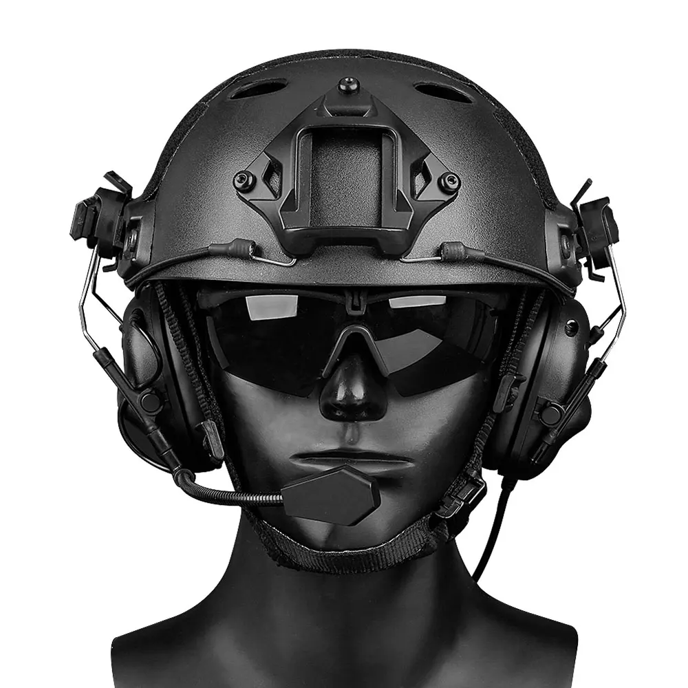 Игровая гарнитура Z тактическая мягкая авиационная для быстрых шлемов и пелтора
