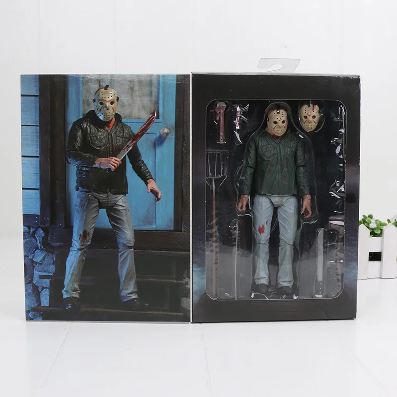 3in box 18 см NECA Хэллоуин конечная Лори Strode NECA фигурка Коллекционная модель игрушки подарки на Хэллоуин - Цвет: 3in box
