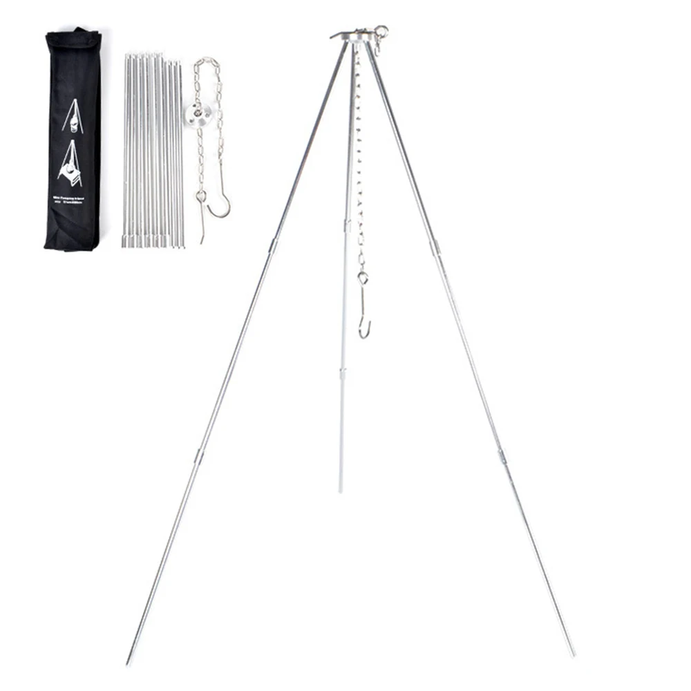 Штатив для приготовления пищи на открытом воздухе кемпинга походный горшок