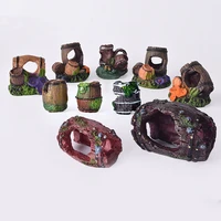 lychee wooden casks accessories miniature figurine kawaii sand table gardens decoration