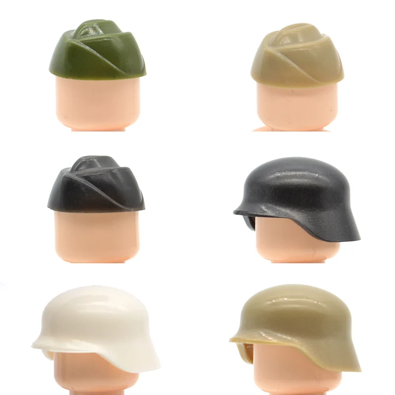 

10 шт./лот военный шлем M35 WW2 шлем гражданская шляпа детали для строительства игрушки для детей