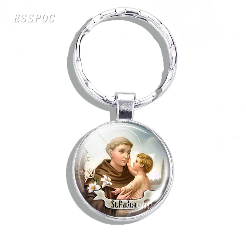 pack of 1 Церковный сувенир св. Майкл брелок St Anthony кулон St Joseph ювелирные изделия святое религиозное христианство католический подарок - Цвет: pack of 1