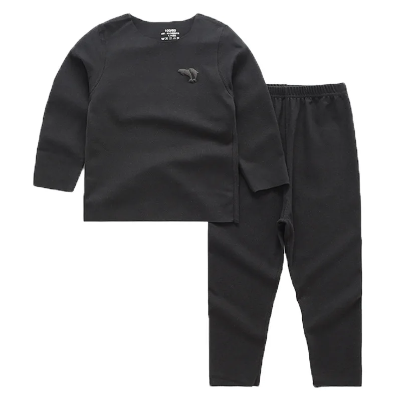 

Childrens Underwear Set Autumn Winter Constant Temperature Thermal Underwear Girls Long Johns Boys Cation Fluff Pajamas