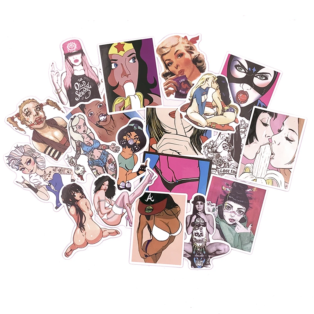 50 шт./лот автомобильный Стайлинг ПВХ водонепроницаемые сексуальные красивые