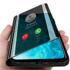Чехол для huawei honor 9x lite, умный зеркальный флип-чехол для телефона honor 9xlite 9 x light Book, Магнитный чехол с подставкой, Fundas
