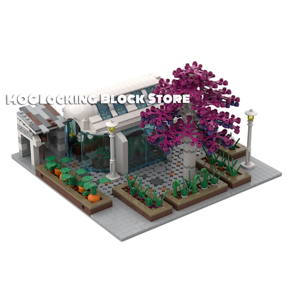 

Modern City Garden Creator MOC Building Blocks Bricks MOC-35671 Street View Blocks 1168pcs Toys For Children Kids Gifts