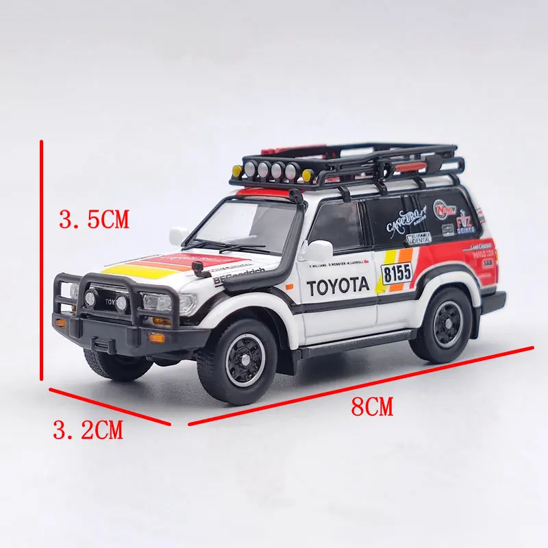 Мастер от 1/64 до ~ TA LAND CRUISER LC80 Мексика Baja 1000 ралли #8155 джип модели игрушки