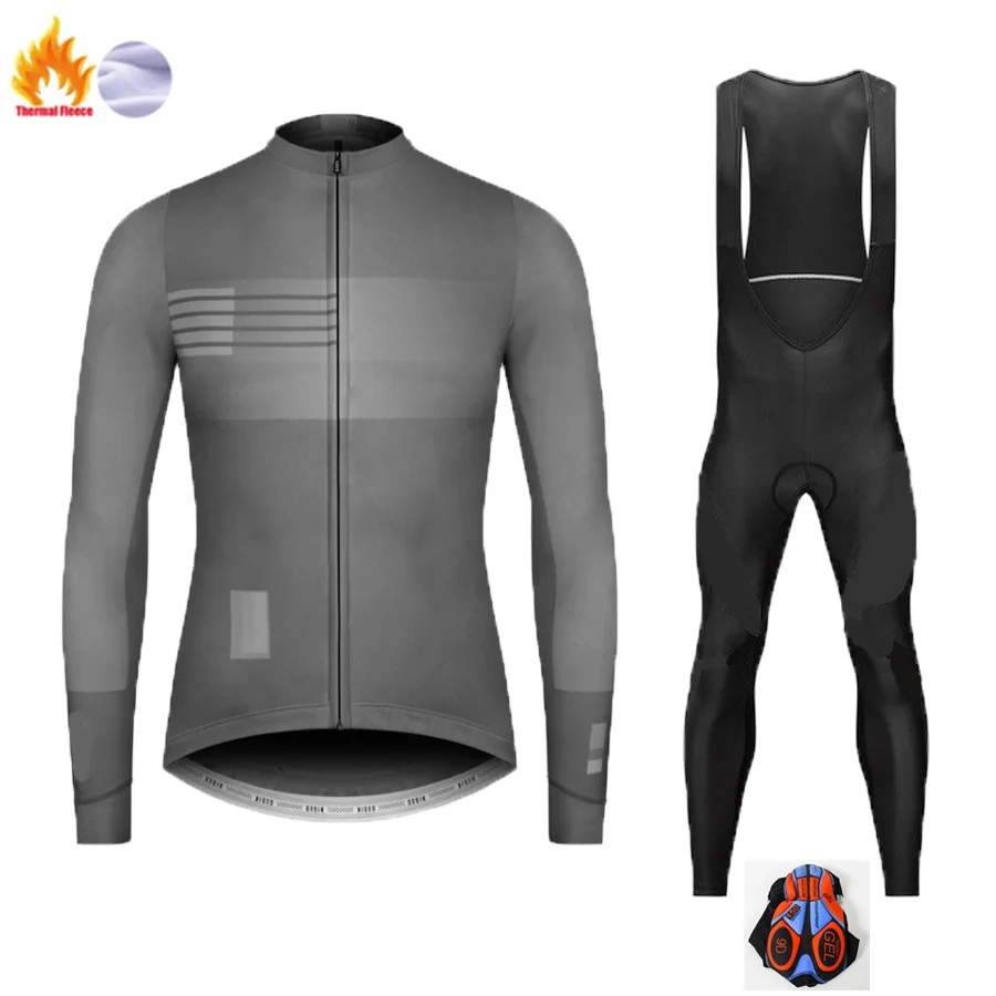 Gobiking зимняя велосипедная одежда с длинным рукавом Джерси NW Мужская Pro Team теплая куртка комплект MTB Одежда термофлис Ropa Ciclismo - Цвет: Winter Cycling Suit