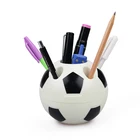 Принадлежности для ручек и карандашей в форме футбольного мяча держатель для зубных щеток настольная стойка для украшения стола для дома студенческие подарки