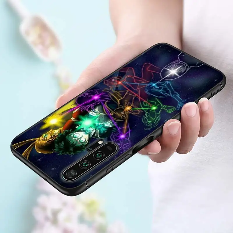 Черный силиконовый чехол My Hero Academy аниме для huawei Honor 10i 9X8X20 10 9 Lite 8 8A 7A 7C Pro Lite чехол для телефона - Цвет: Style 06