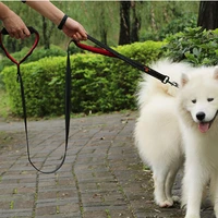 hot durable pet reflective leash round rope pet running tracking leashes with control handle for dog mountain climbing rope