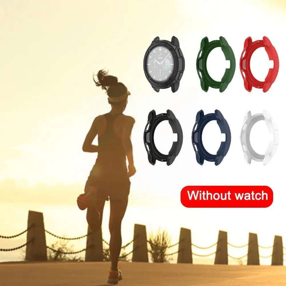 

Для Samsung Galaxy Watch 4 Classic, армированный защитный чехол для часов 42 мм, поворотный Сменный Чехол 46 мм X9X0