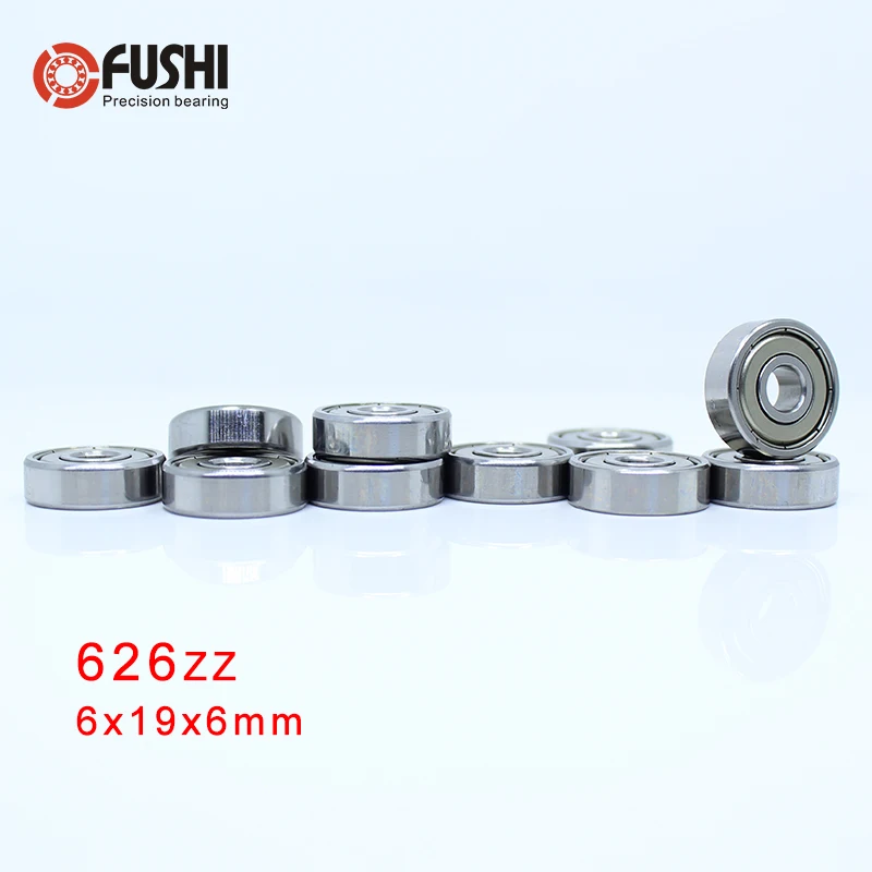 

626ZZ ABEC-5 (100PCS) 6X19X6MM Miniature Ball Bearings 626ZZ EMQ Z3V3