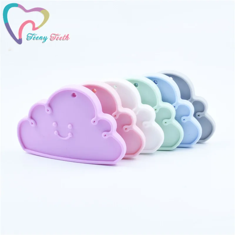 Силиконовая пустышка для прорезывания зубов 2 шт. карамельные цвета