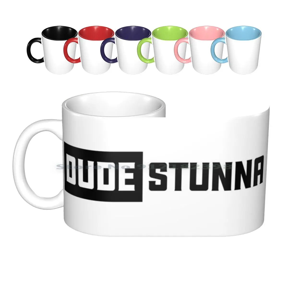 

Dude Stunna Ceramic Mugs Coffee Cups Milk Tea Mug Dude Stunna Dude Stunna Creative Trending Vintage Gift Bottle Cup
