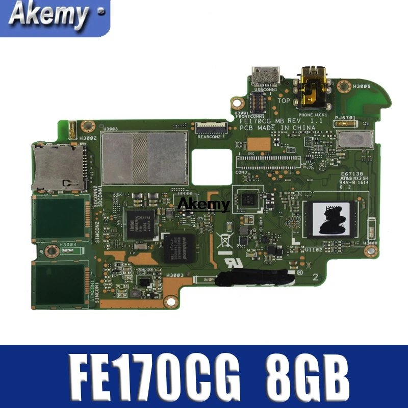 Amazoon FE170CG планшет материнская плата для ASUS ME70C тест оригинальная материнская плата 8G