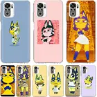 Мультяшный мягкий чехол на ногу, чехол для телефона Xiaomi Redmi Note 10 Pro 10S 9S 9 8 Pro 8T 8A 9A 9C 7 7A 6 6A K20 K30 K40, чехол